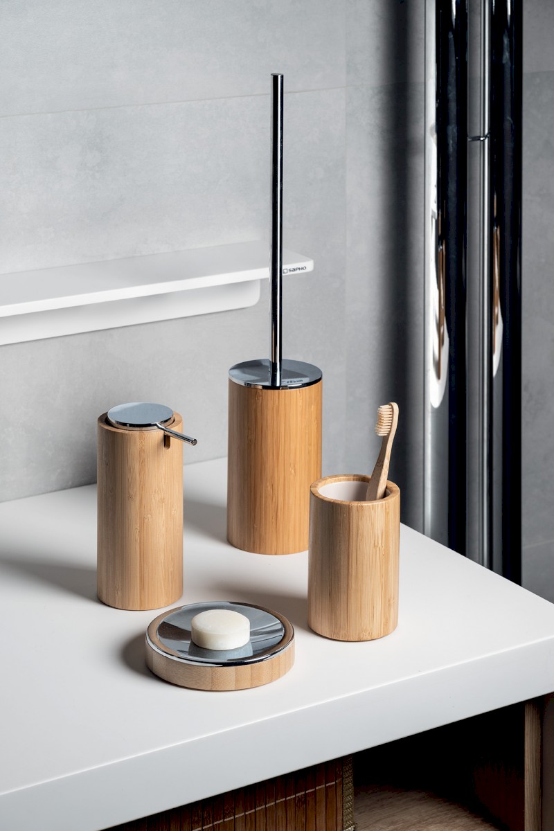 ALTEA WC štětka na postavení, bambus AL3335